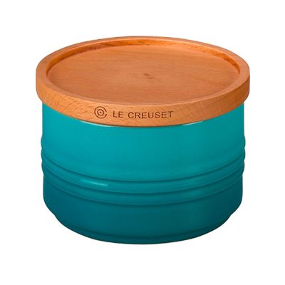 Pote com Tampa 420 ml Azul Caribe Le Creuset