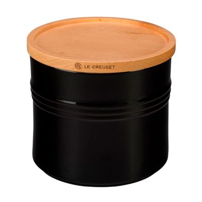 Pote com Tampa 1,1 Litros Preto Black Onyx Le Creuset
