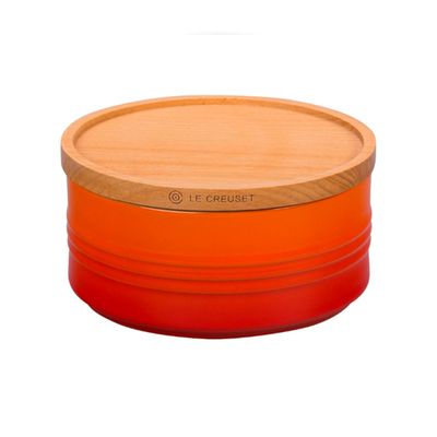 Pote com Tampa 220 ml Laranja Le Creuset