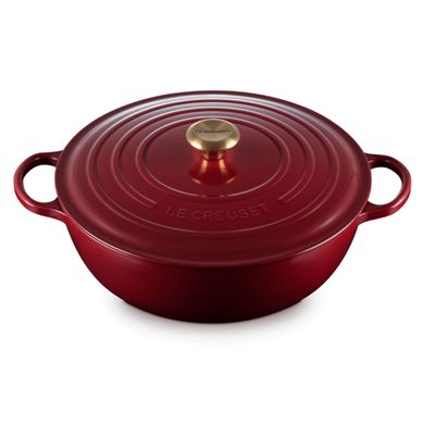 Panela Marmita Gourmet 32 cm Vermelho Ameixa Rhone Le Creuset