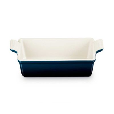 Travessa Retangular Heritage 26 cm Azul Nuit Le Creuset