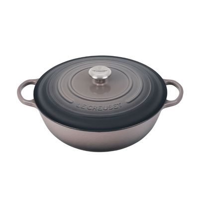 Panela Marmita Signature Gourmet 26 cm Cinza Flint Le Creuset