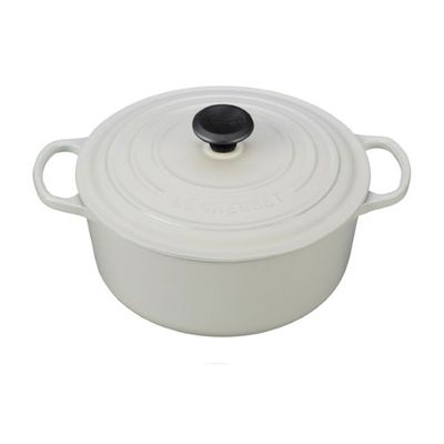 Panela Redonda Signature 26 cm Branco Le Creuset