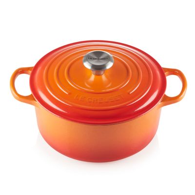 Panela Redonda Signature 24 cm Laranja Le Creuset