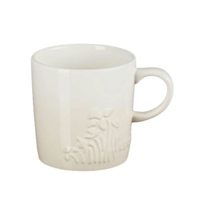 Caneca Cappuccino Jardin 200 ml Branco Meringue Le Creuset
