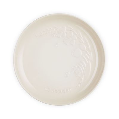 Prato Raso Sphere Jardin 2 Peças 18 cm Branco Meringue Le Creuset
