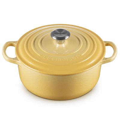 Panela Redonda Signature 20 cm Amarelo Camomille Le Creuset
