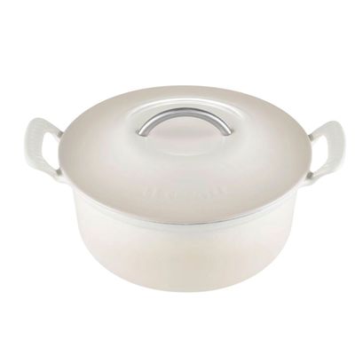 Panela Redonda Modern Heritage 26 cm Branco Meringue Le Creuset