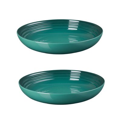Prato Fundo 2 Peças 22 cm Verde Thyme Le Creuset