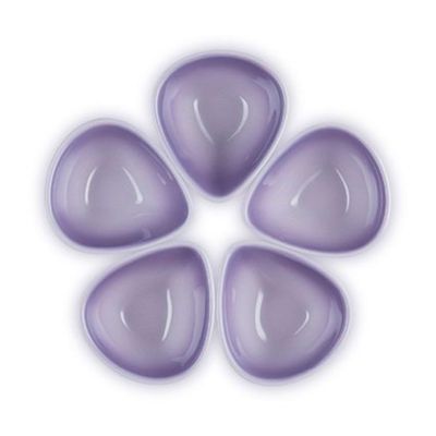 Pratos Mini Petalas 5 Peças Roxo Bluebell Purple Le Creuset