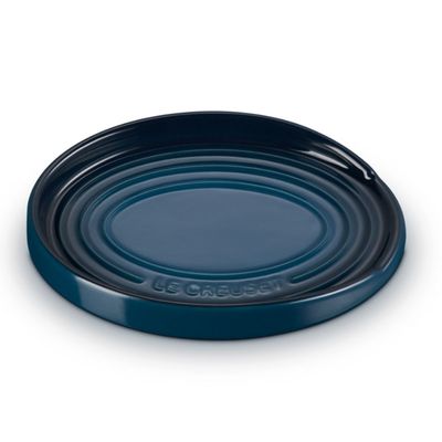 Descanso para Colher Oval Azul Nuit Le Creuset