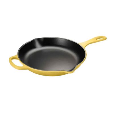 Frigideira Skillet Redonda com Alça Signature 26 cm Amarelo Camomille Le Creuset