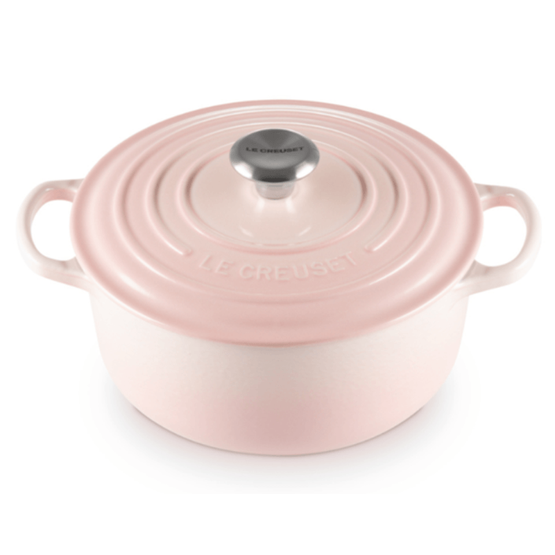 Panela Redonda Signature 24 cm Rosa Shell Pink Le Creuset