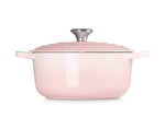 Panela Redonda Signature 24 cm Rosa Shell Pink Le Creuset 2