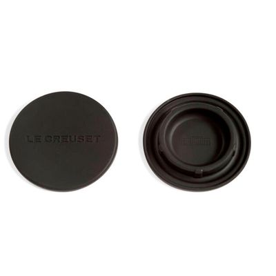 Tampas de Silicone Para Moedores 2 Peças Preto Black Onix Le Creuset