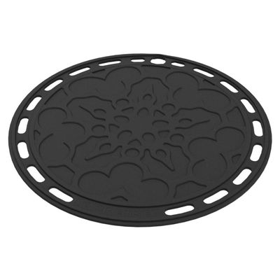 Suporte de Silicone Mandala Preto Black Onix Le Creuset