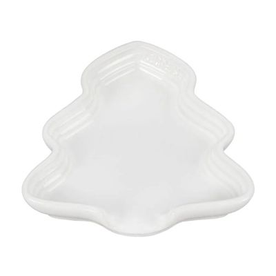 DESCANSO COLHER ARVORE NATAL 14CM BRANCO