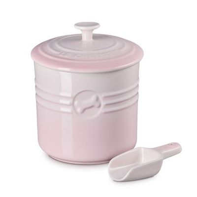 PORTA RAÇÃO C/ DOSADOR PET COLLECTION 2,3L SHELL PINK