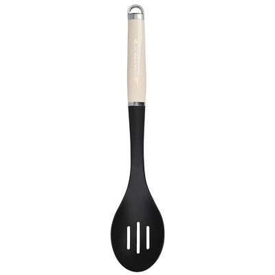 COLHER PARA SERVIR PERFURADA COM ALÇA LUXO CREME