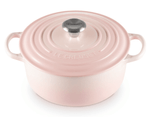Panela Redonda Signature 20 cm Rosa Shell Pink Le Creuset Perpendicular