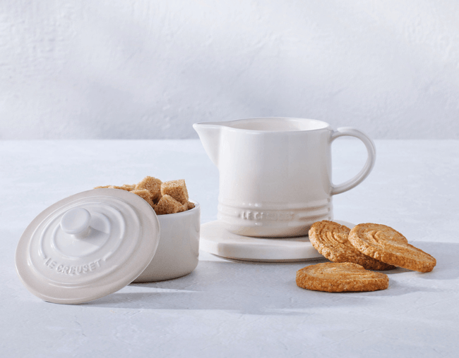 Kit Cream 300 ml e Sugar 250 ml Signature Branco Meringue Le Creuset v4