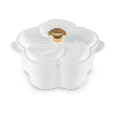 Panela Floral Tradicional 20 cm Branco Le Creuset