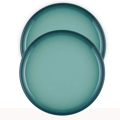 Prato Raso San Fran 2 Peças 22 cm Azul Bleu Riviera Le Creuset