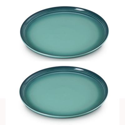 Prato Raso San Fran 2 Peças 27 cm Azul Bleu Riviera Le Creuset