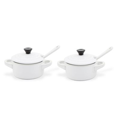 Mini Cocotte para Molho 2 Peças Branco Le Creuset