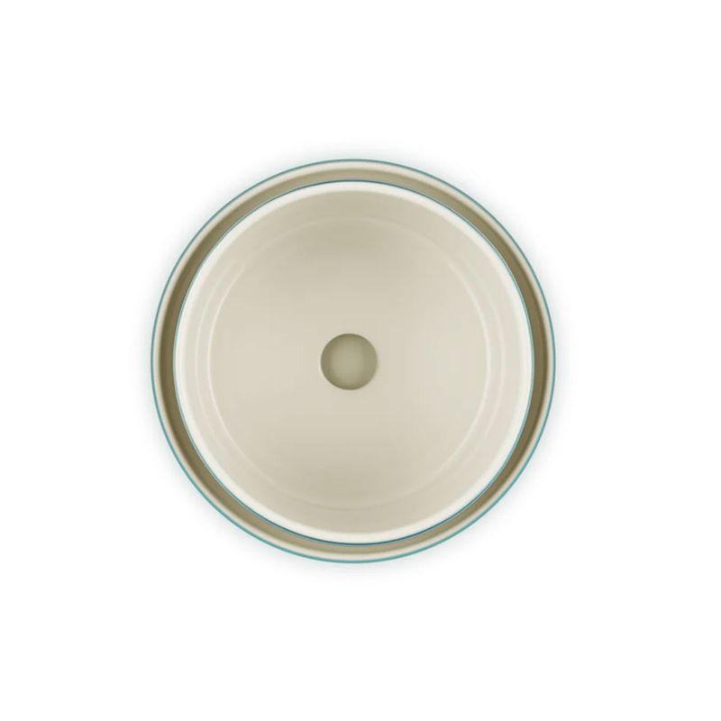 Vaso para Ervas com Bandeja Cerâmica 14 cm Azul Bleu Riviera Le Creuset v3