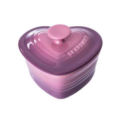 Ramekin com Tampa Coração 180 ml Rosa Mauve Pink Le Creuset