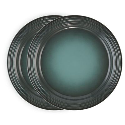 Prato Raso Vancouver 2 Peças 27 cm Azul Ocean Le Creuset