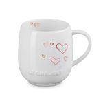 Caneca Mon Coeur Heritage 380 ml Branco Le Creuset