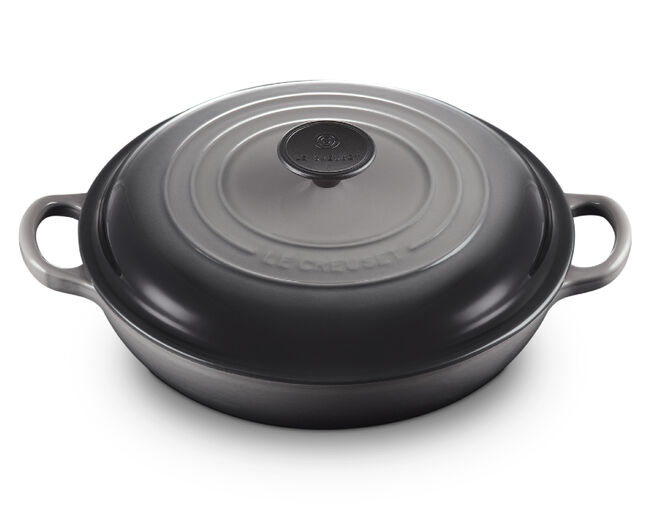 Caçarola Buffet Signature 30 Cm Cinza Flint Le Creuset Diagonal