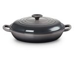 Caçarola Buffet Signature 30 Cm Cinza Flint Le Creuset Perfil
