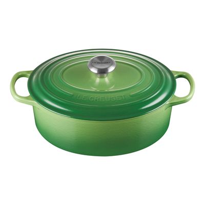 Panela Oval Signature 29 cm Verde Bamboo Green Le Creuset