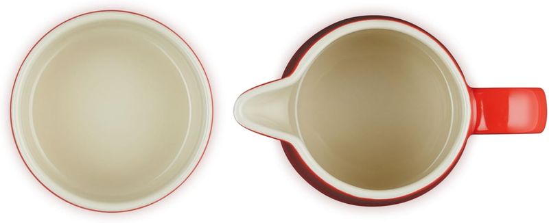 Kit Cream 300 ml e Sugar 250 ml Signature Vermelho Le Creuset 03