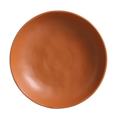 Pratos Fundo Bio Stoneware Terracota Laranja 6 Peças Porto Brasil