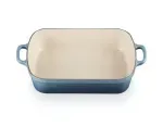 Travessa Retangular com Alça Signature 33 cm Azul Chambray Le Creuset