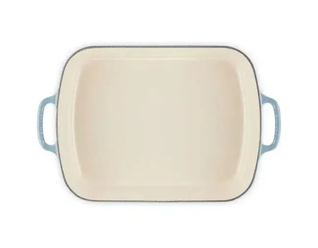Travessa Retangular com Alça Signature 33 cm Azul Chambray Le Creuset v3