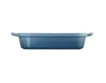Travessa Retangular com Alça Signature 33 cm Azul Chambray Le Creuset v4