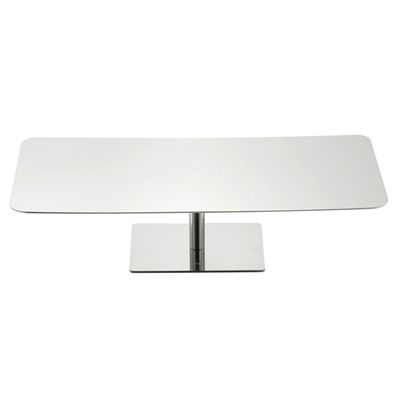 Prato para Bolo Retangular em Aço Inox 40 cm Riva